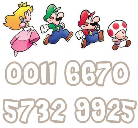 Code Ami Wii de Céline et Tom: 0011 6670 5732 9925